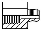 1/2" FPT x 1/4" MPT  Expander/Adapter